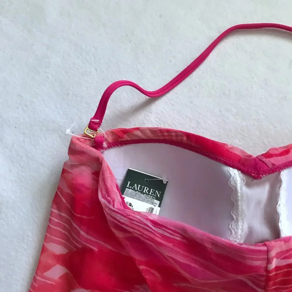 Lauren Ralph Lauren NWT One Piece Swim Suit Women 4 - Picture 7 of 14
